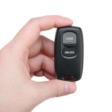 2 Buttons Remote Key Shell Case with CR2025 Battery For Mazda 3/5/6 Car