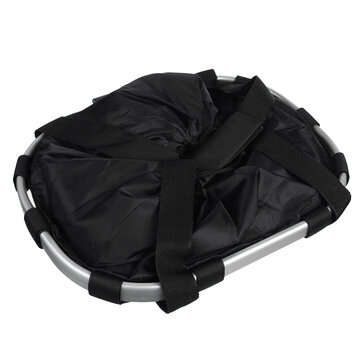 33x28x25CM Foldable Bicycle Front Basket Bike Handlebar Basket Pet Dog Carrier MTB Road Bike Frame B