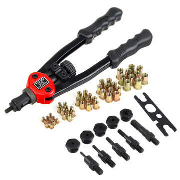 Premium Easy Automatic Rivet Tool Set Dual-hand Manual Rivet Nut Tool Set (SET: SET2)