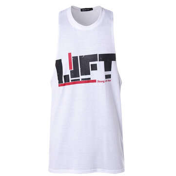 Men Vest Muscle Y-Back Tank Tops Bodybuilding Sleeveless Sport Fitness ... (SIZE: S | COLOR.: WHITE)