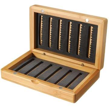 VintagE Classic Bamboo Fly Fishing Flies Pocket Box