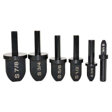 Drillpro 6pcs Imperial Tube Pipe Expander Swaging Tool for Air Conditioner Copper Pipe Swaging Tool