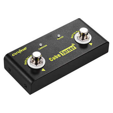 CUVAVE Cube Turner Wireless Page Turner Pedal Built-in Battery Supports Looper Connection Compatible