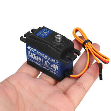 SPT Servo SPT5835W-180 35KG Large Torque Brushless Motor Metal Gear Waterproof Digital Servo for 1:8
