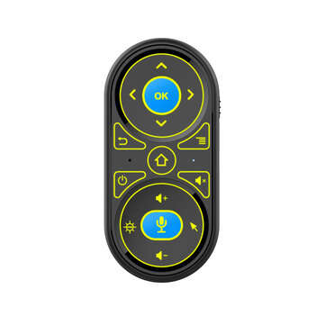 G11 Air Mouse Google Voice Microphone RGB Backlit Gyro Sensor Voice Remote Control IR Learning 2.4G