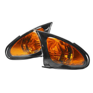 Pair Side Marker Light Lamp Amber Turn Signal For BMW E46 3 Series 4D Sedan 2002-2005