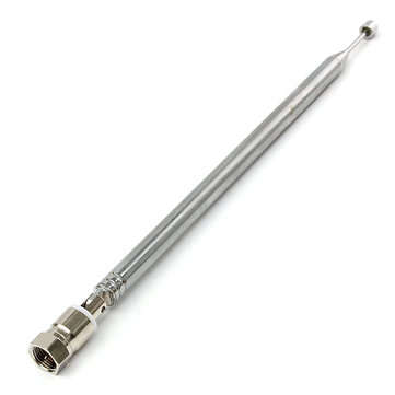 7 Section F Type Replacement Antenna Connector Telescopic Aerial TV AM FM Radio