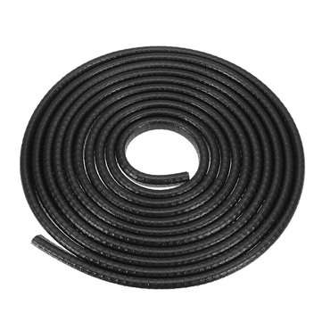 MATCC 4m Car Door Edge Protector Guards U Shape Anti-collosion Rubber Trim Seal Strip Black