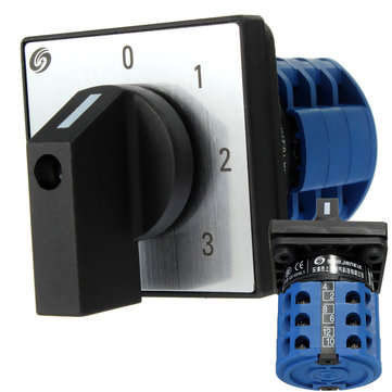 12 Terminals 4 Positions Rotary Cam Changeover Switch