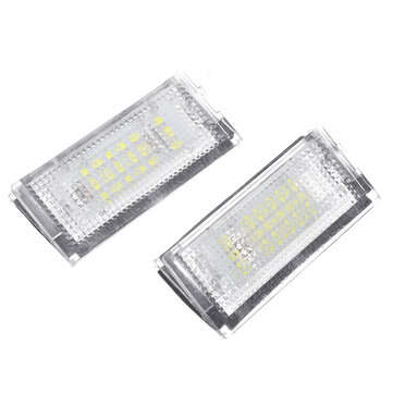 2PCS LED License Plate Light For BMW 3 Series 325i 328i 318 320 E46 2D M3 Facelift