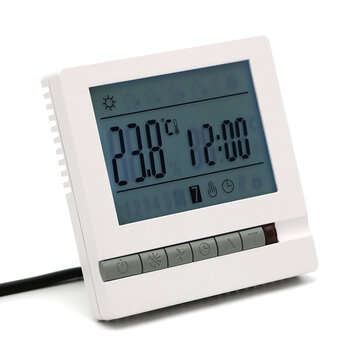 MINCO HEAT MK605 25A Thermostat LCD Display Temperature Controller Programmable Ro... (CURRENT: 25A)