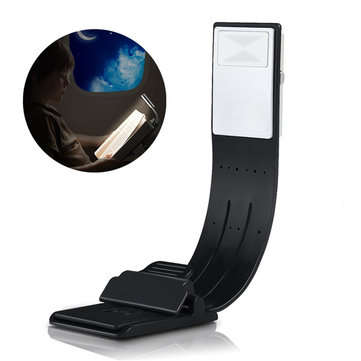 USB Rechargeable LED Reading Book Light Multifunctional Flexible Clip-on Night Lamp for Kindle