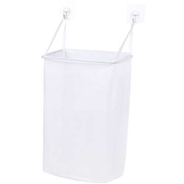 Large Capacity Hanging Laundry Bag Dirty Clothes Storage Rack Home Organizer Basket