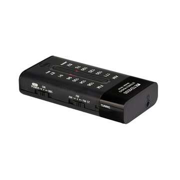 RETEKESS TR107 Portable Mini Pocket Radio FM AM Pointer Tuning Stereo Support BBS Mega Bass With Ear