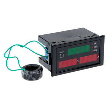 DL69-2047 AC 80-300V 100A Voltmeter Tester Multi-Function Digital Meter Voltage Current Meter Energy