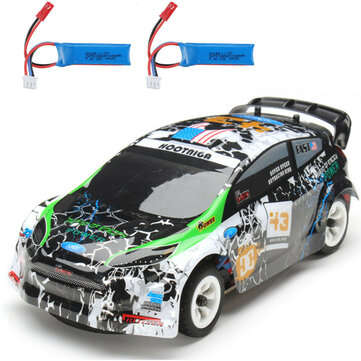 Wltoys K989 2 Battery 1/28 2.4G 4WD Brushed RC Car Alloy Chassis Vehicles RTR Model