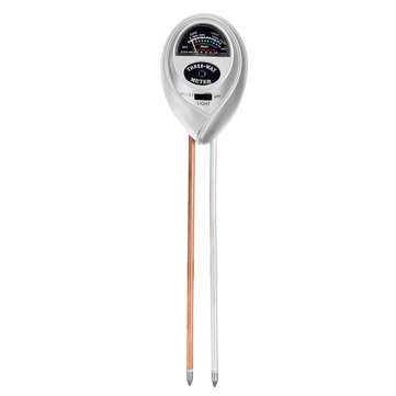 3 IN 1 Soil Tester Display PH Meter Water PH Moisture Test Meter Moisture Humidit... (COLOR: SILVER)