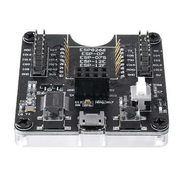 ESP8266 Test Board Burner Development Board WIFI Module For ESP-01 ESP-01S ESP-12E ESP-12F ESP-12S E