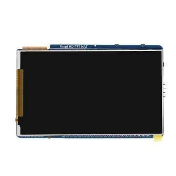 Geekwrom HD 3.5 Inch TFT Display Shield 800x480 For Raspberry Pi 3B 2B With 2 Keys And Remote IR