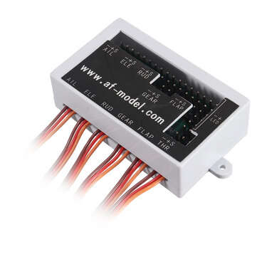 AF-model Plug Hub Power Strip Cable Wire Management Box Case for RC Model Airplane Aircraft Fixed-wi