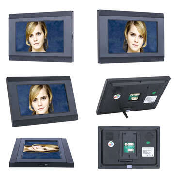 ENNIO SY710B019WF11 7 inch Wireless WIFI Video Door Phone Doorbell Intercom System 1080P Camera 500
