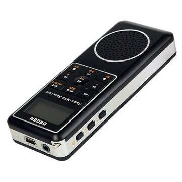 Degen DE1127 Portable AM/FM/SW Digital Radio With 4GB MP3 Player Voice Recorder E-book Reader
