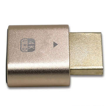 ITHOO HDMI-compatible Dummy Plug 4K Display Emulator HD Virtual Display Adapter for Computer Desktop