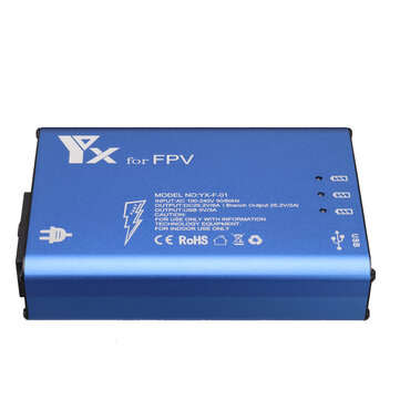 YX Multi Battery Charger Parallel Quick Charging USB Output For DJI FPV Drone Battery (PLUG: AUPLUG)