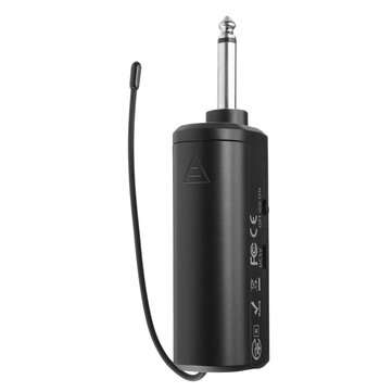 Gitafish K380K UHF Wireless Dual HandHeld Microphone System/LCD Display + Rechargeable Receiver