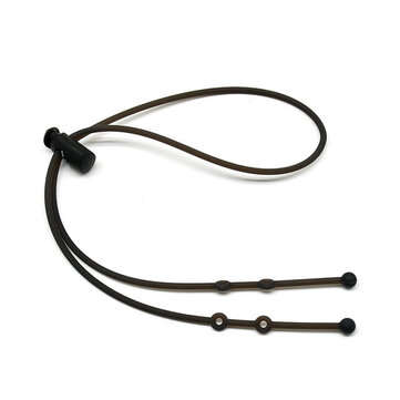 5Pcs Adjustable Mask Lanyard Face Mask Extender Ear Savers Mask Strap Holder DIY ... (COLOR.: BLACK)