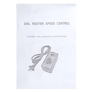 AC 220V-240V 8A Router Fan Variable Speed Controller Electric Motor Rheostat