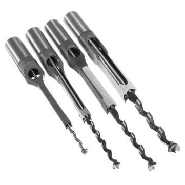 6.35/7.94/9.5/12.7mm Woodworking Square Hole Drill Bit Mortising Chisel Hole Saw Dr... (SIZE: 9.5MM)