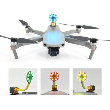 STARTRC Battery Power Out Extended Connector Adapter with LED Colorful Light Set for DJI Mavic Air 2