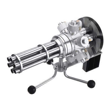 STEM Gatling 6 Cylinder Stirling Engine Model External Combustion Engine