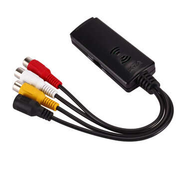 GRWIBEOU HD 1080P AV to HDMI Converter Adapter Composite Audio and Video CVBS to HDMI Converter Box