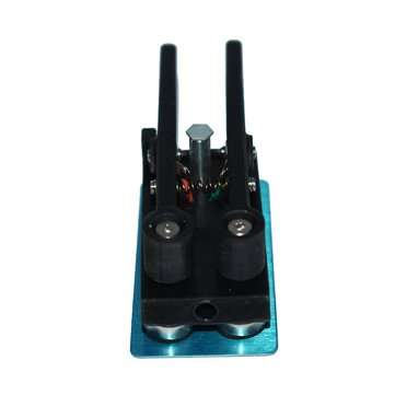 Portable Dual Paddle Automatic Key Shortwave Radio CW Morse Code Base Magnetic Adsorption