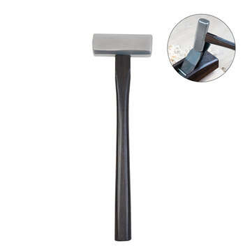 NAOMI Violin Tool Square Head Steel Hammer Ebony Handle