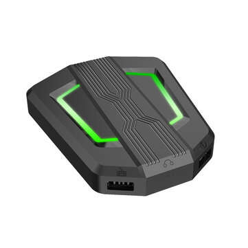 HXSJ P6 Keyboard Mouse Converter 5 Ports USB Hub Keyboard Mouse Adapter For PS4 Xb... (COLOR: BLACK)