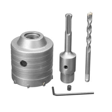 65MM Concrete Cement Wall Hole Saw Cutter Drill Bit 110MM/200MM/350MM SDS Shank Rod... (SIZE: 350MM)