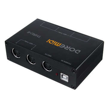 DOREMiDi THRU-6 MIDI Interfaces Controller THRU 6 Thru Box Controller Adapter Converter 1 Input and