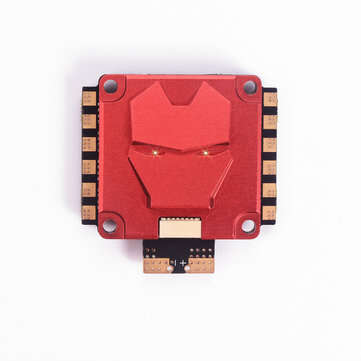 Racerstar Metal 60A Blheli_32 3-8S 4 IN 1 Brushless ESC w/ Current sensor DShot1200... (COLOR.: RED)