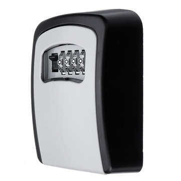 4 Digit Wall-mounted Curved Key Card Password Box