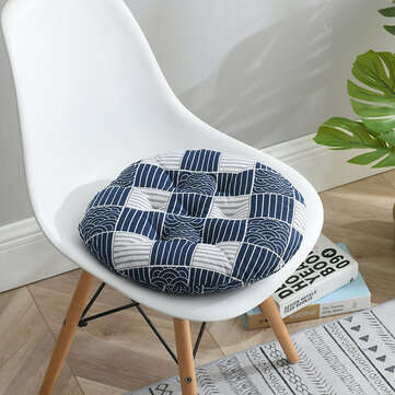 45*45cm Round Chair Seat Back Cushions Pad Sofa Pillow Home Office Decorations (TYPE: 4)