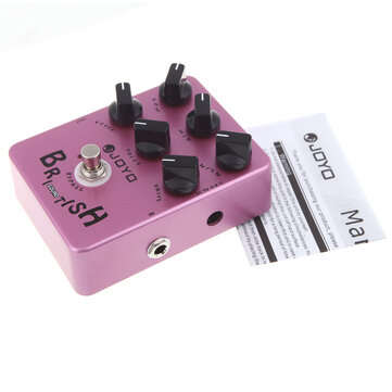 JOYO JF-16 British Sound True Bypass Design Effect Pedal for Guitar +1 pc Pedal Connector Electric G