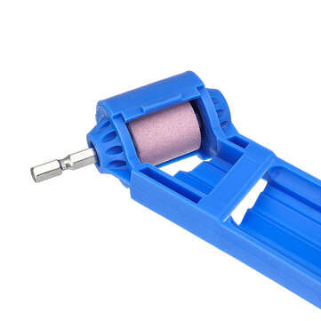 Drillpro Portable Drill Bit Sharpener 2-12.5mm Corundum Grinding Wheel Powered Tool For Drill Polish