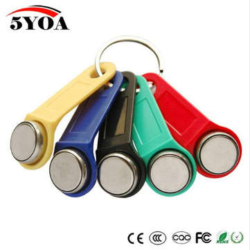 5pcs Touch Memory TM Key Card RW1990 iButton Copy Card Rewritable RFID Clone Duplic... (COLOR.: RED)