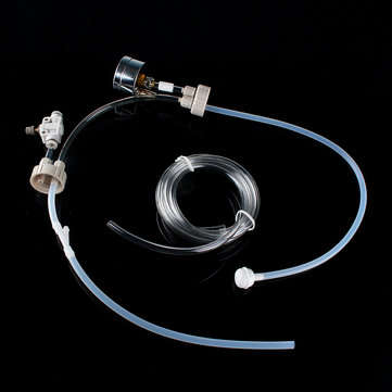 CO2 System Pro Tube Air Valve Guage Bottle Cap Kit For DIY Aquarium Planted Tank