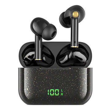 Havit i100 TWS bluetooth Earphones Wireless Earbuds LED Display In-ear Gaming Head... (COLOR: BLACK)