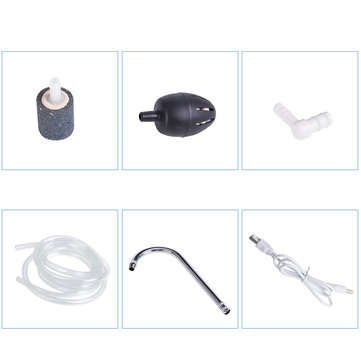 LEO 28015 2 in 1 USB Rechargeable Fishing Pumping Aeration Air Pump with 3 Lure LED Lights