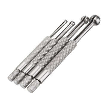 Machifit 4pcs 3-13mm Hole Precision Gauge Full Ball Type Small Telescoping Gauge Tool Set Hole Bore